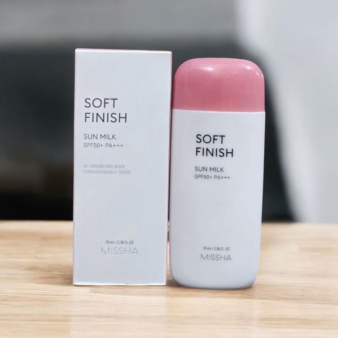WhatsApp Image 2026-04-23 at 6.37.39 PM Missha Soft Finish Sun Milk SPF50+ 70ml - Image 1