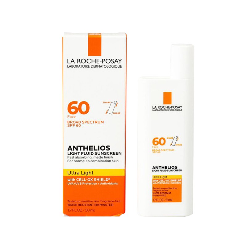 0007888_la-roche-posay-anthelios-ultra-light-fluid-sunscreen-spf-60-50ml La Roche Posay Anthelios Ultra Light Fluid Sunscreen SPF 60 - 50ml - Image 1