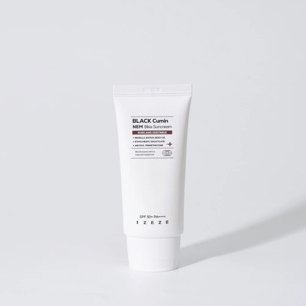 0008753_izeze-black-cumin-nem-bliss-suncream-50ml-spf-50 IZEZE Black Cumin NEM Bliss Suncream 50ml / SPF 50+ - Image 1